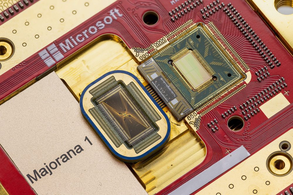 Majorana 1 chip kwantowy Microsoft