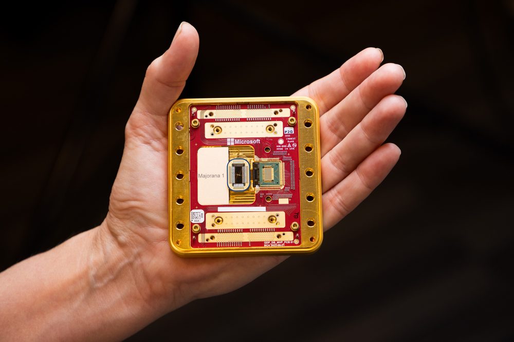 Majorana 1 chip kwantowy Microsoft