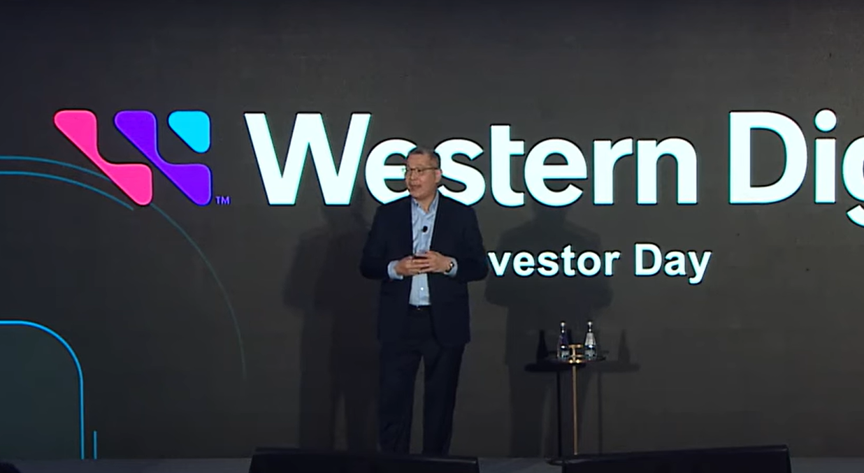 Western Digital, Irving Tam, podczas Investor Day 2025