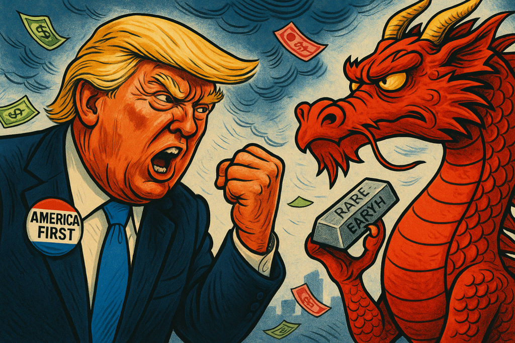 Trump USA Chiny Cła metale ziem rzadkich