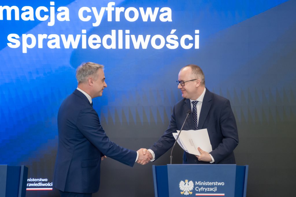 porozumienie między Ministerstwem Sprawiedliwości a Ministerstwem Cyfryzacji