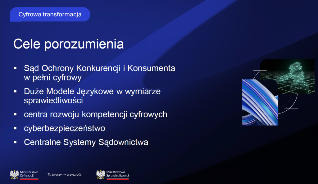Ministerstwo Sprawiedliwości i Ministerstwo Cyfryzacji podpisują porozumienie o współpracy
