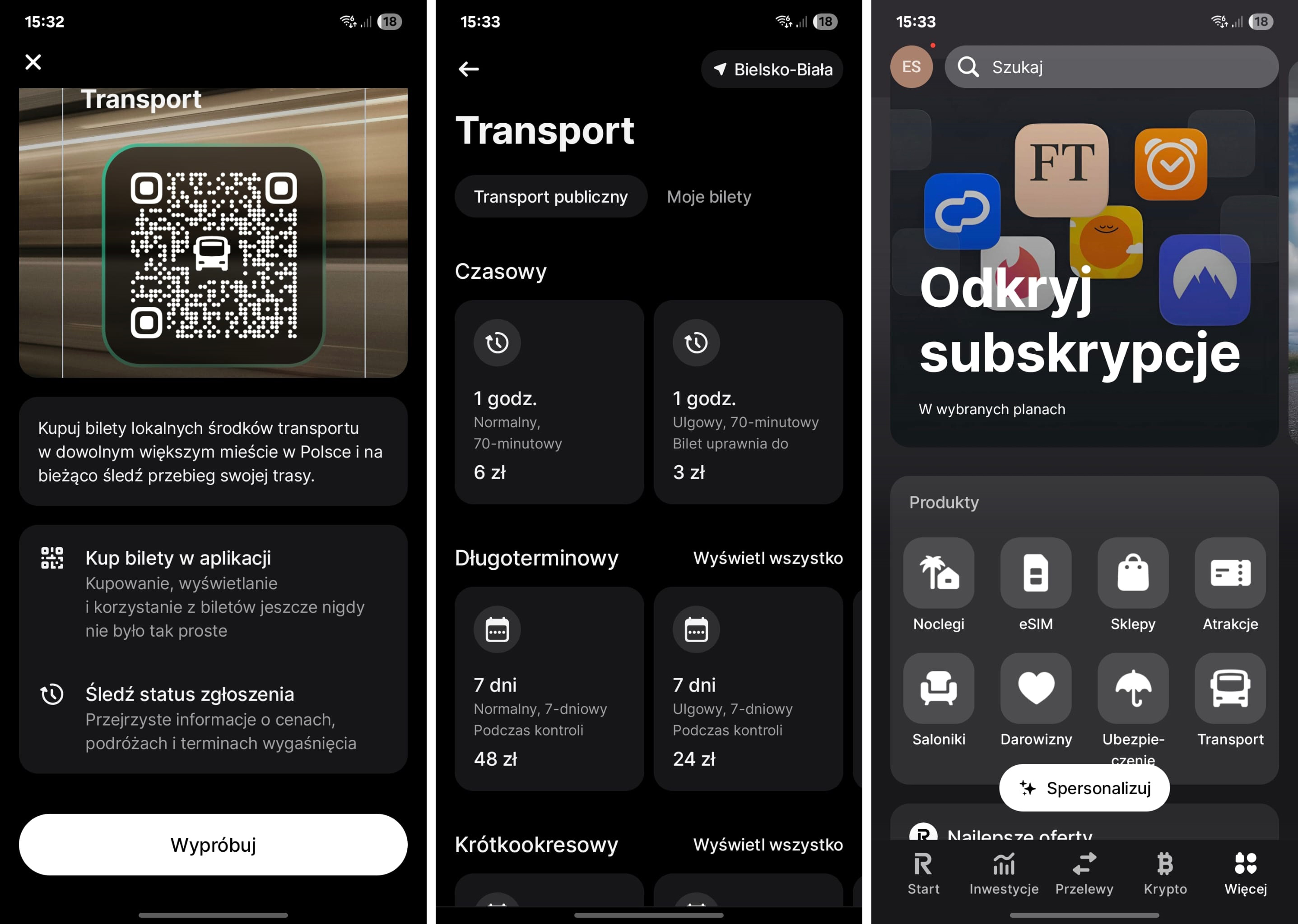 Revolut: Polacy jako pierwsi na świecie mogą kupować w aplikacji bilety miejskie