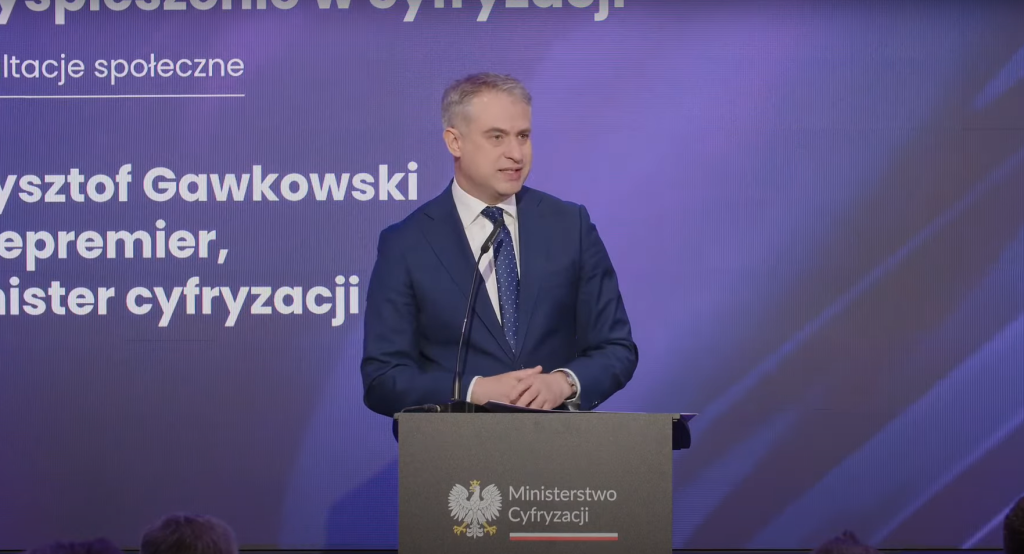Cyfrowa Polska 2025 Ministerstwo cyfryzacji Krzysztof Gawkowski