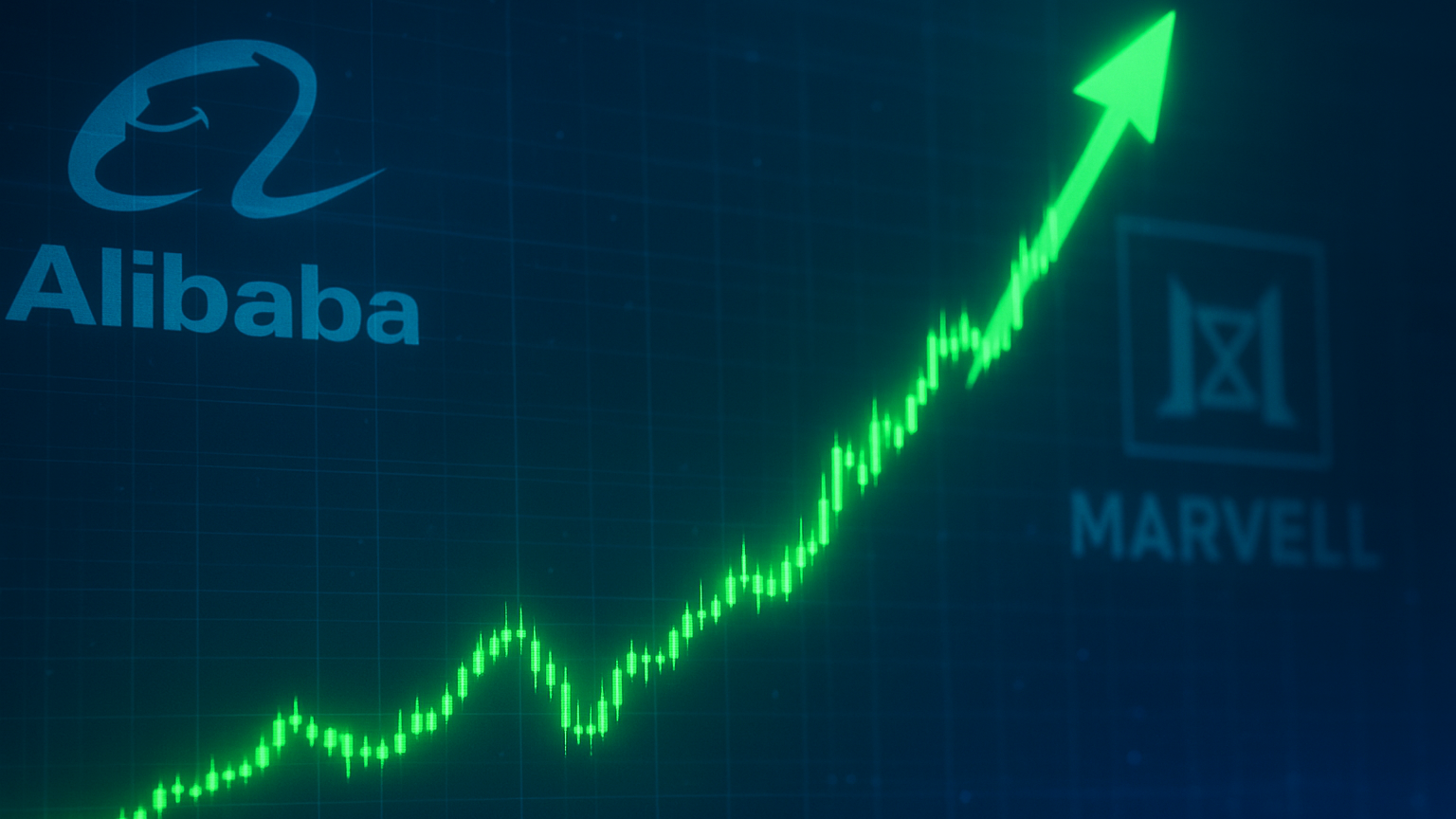 Inwestycje w AI i wykup akcji napędzają hossę. Akcje Alibaby i Marvella zaliczyły mocny wzrost