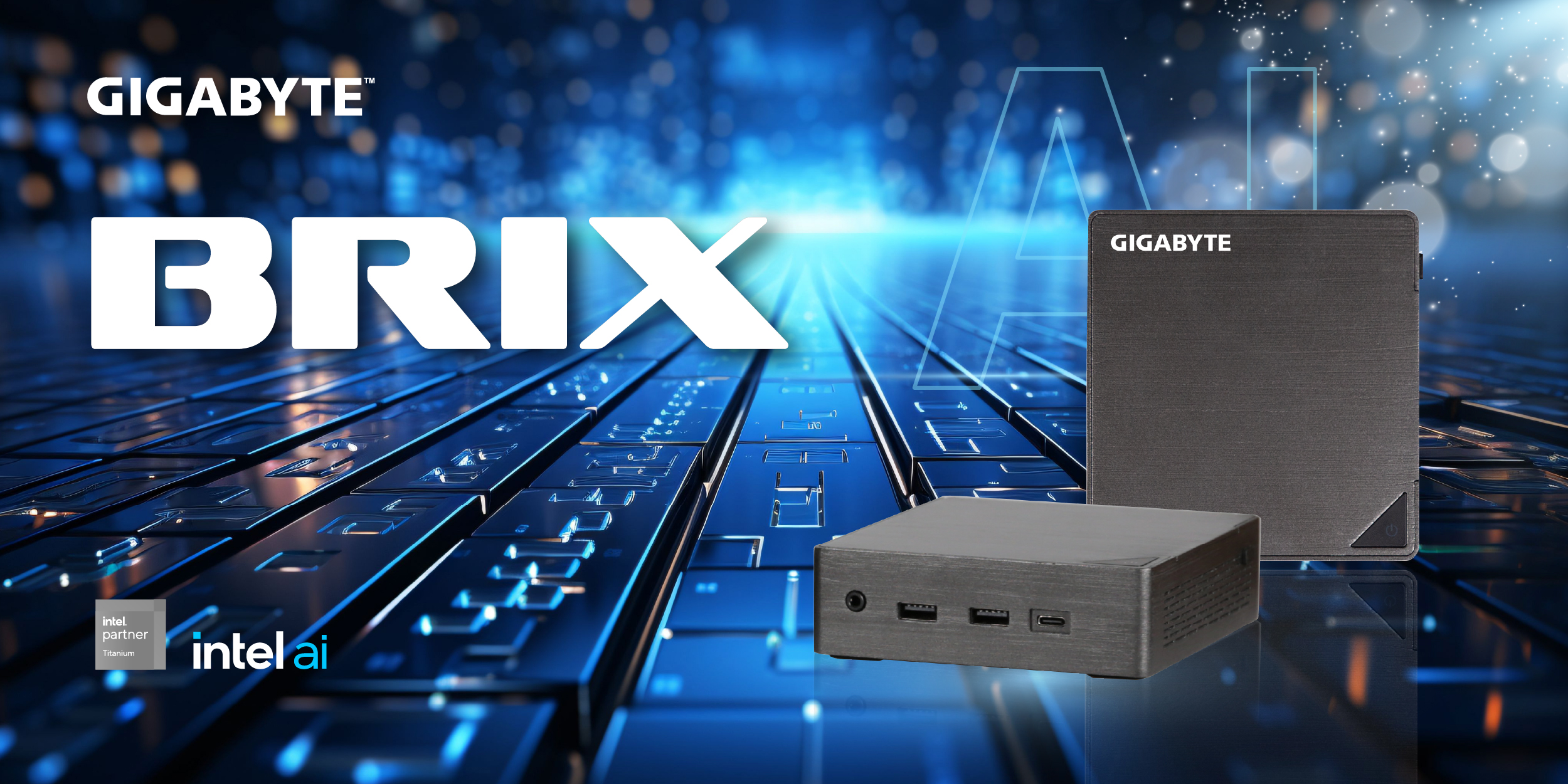Gigabyte zaprezentował nowy mini-komputer z linii BRIX, zdolny do pracy z modelami AI