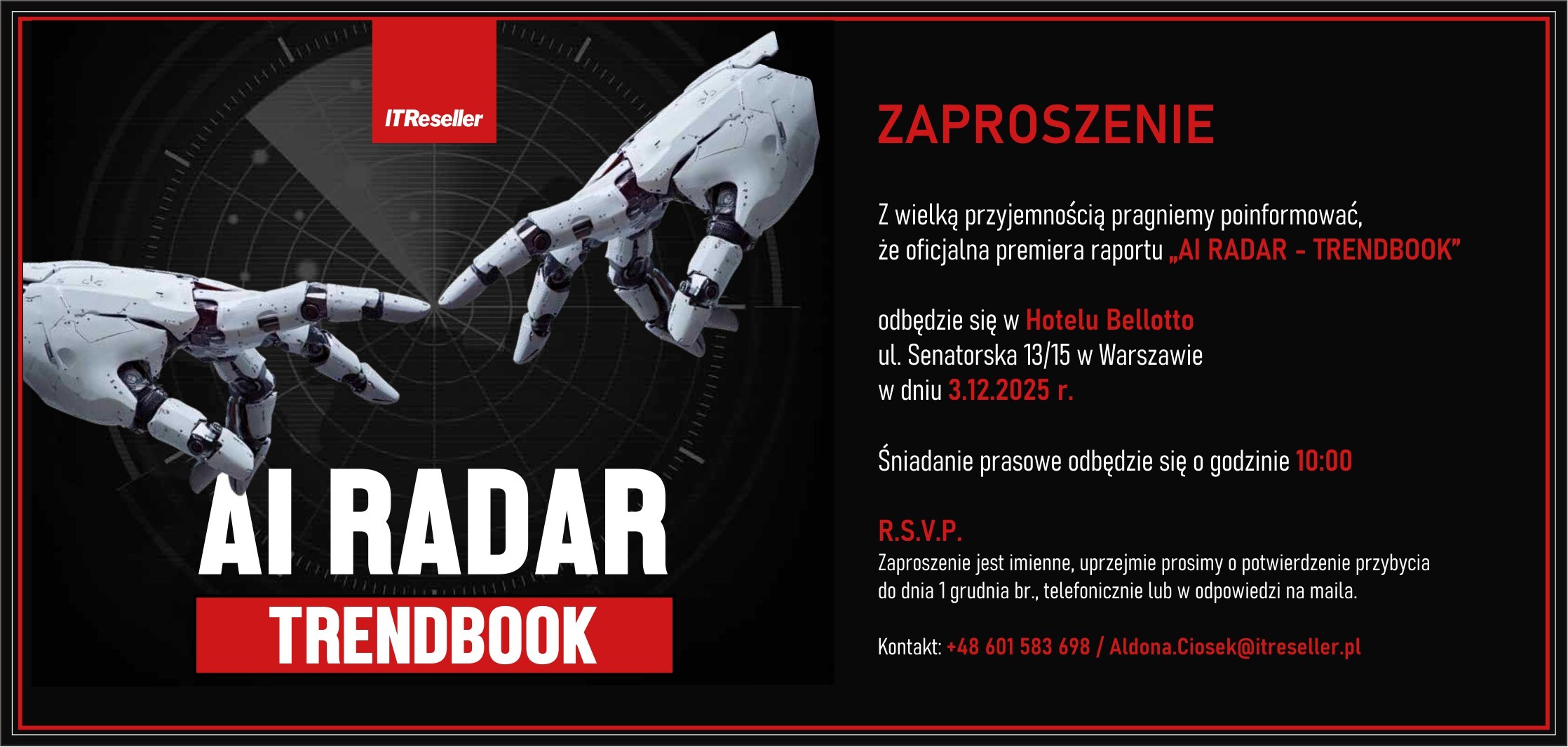 Premiera „AI RADAR – TRENDBOOK 2025” – IT Reseller