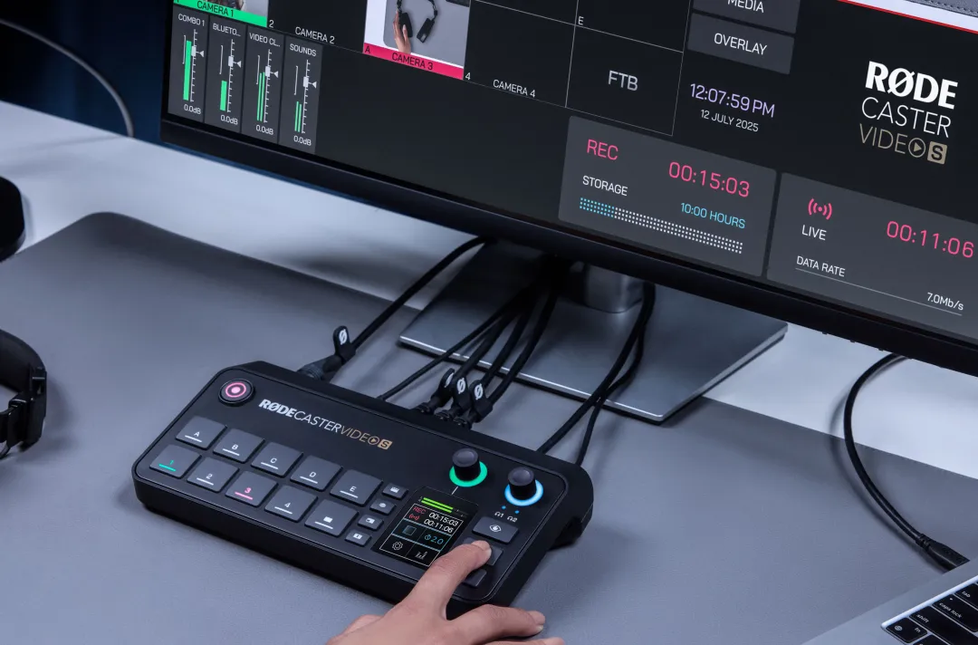 Rode prezentuje Rodecaster Video S – tańszą i mniejszą konsolę do produkcji wideo