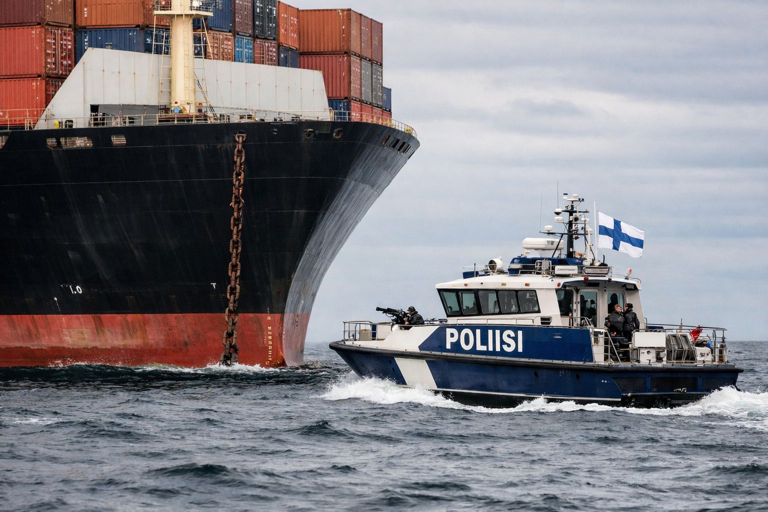 Uszkodzony kabel telekomunikacyjny między Finlandią a Estonią. Podejrzany statek zatrzymany, trwa śledztwo