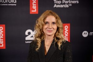 Lenovo Top Partners Awards 2025: “Profesjonalnie i biznesowo podchodzicie do partnerów, do współpracy z dystrybucją. Oby tak dalej” – zwróciła się do zespołu Lenovo Patrycja Gawarecka, AB