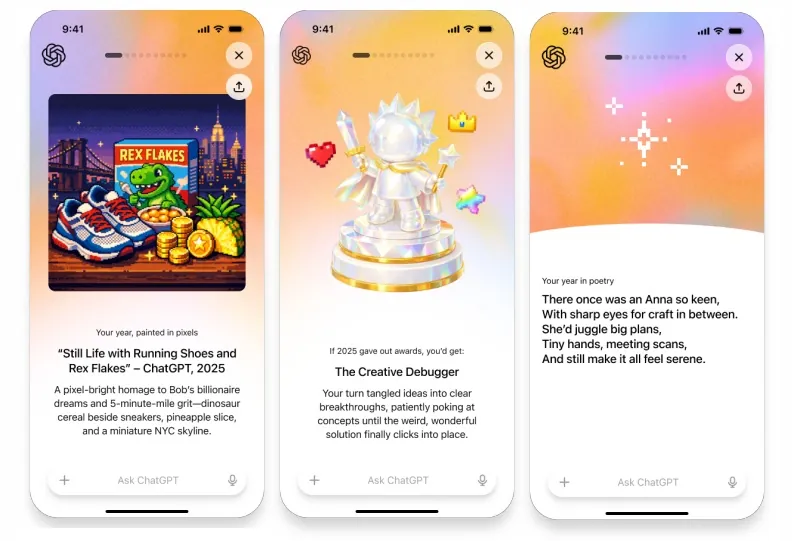 OpenAI niczym Spotify Wrapped – personalizowany recap z ChatemGPT