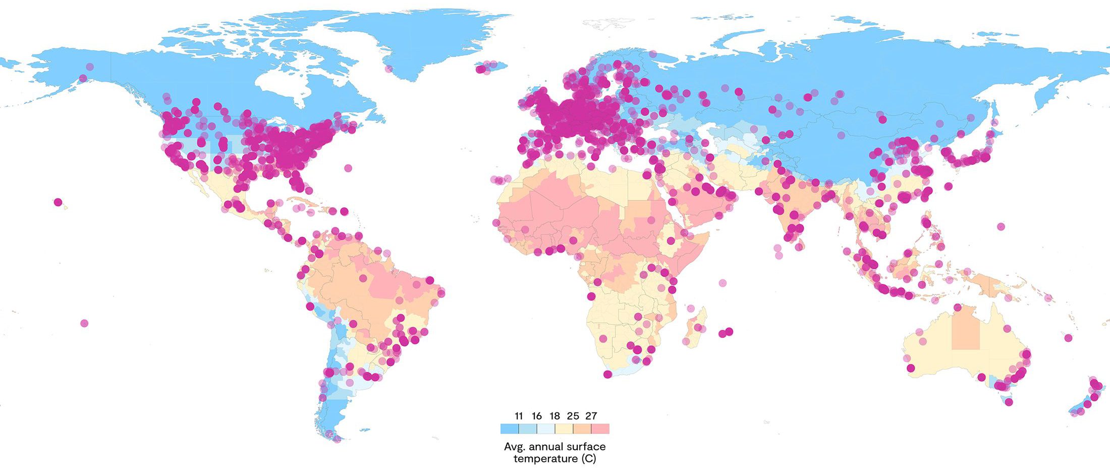 AI pcha centra danych do gorących regionów świata – niemal 7 tys. lokalizacji poza optymalnymi strefami klimatycznymi