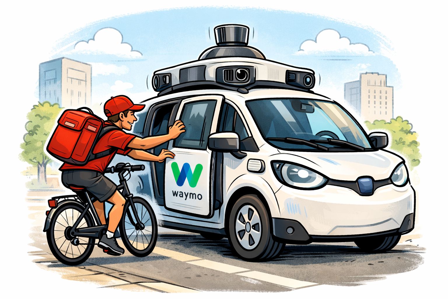 Waymo drzwi