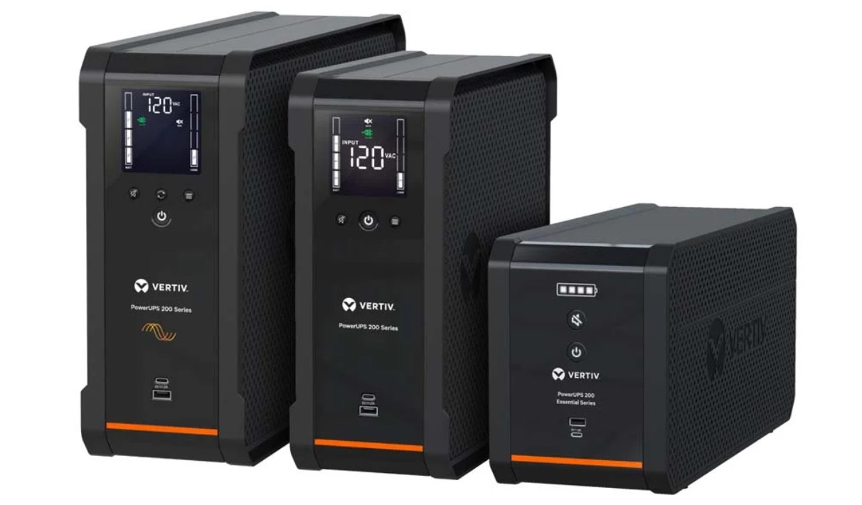 Vertiv rozszerza ofertę w regionie EMEA – zasilacze awaryjne PowerUPS 200 z wymiennymi bateriami