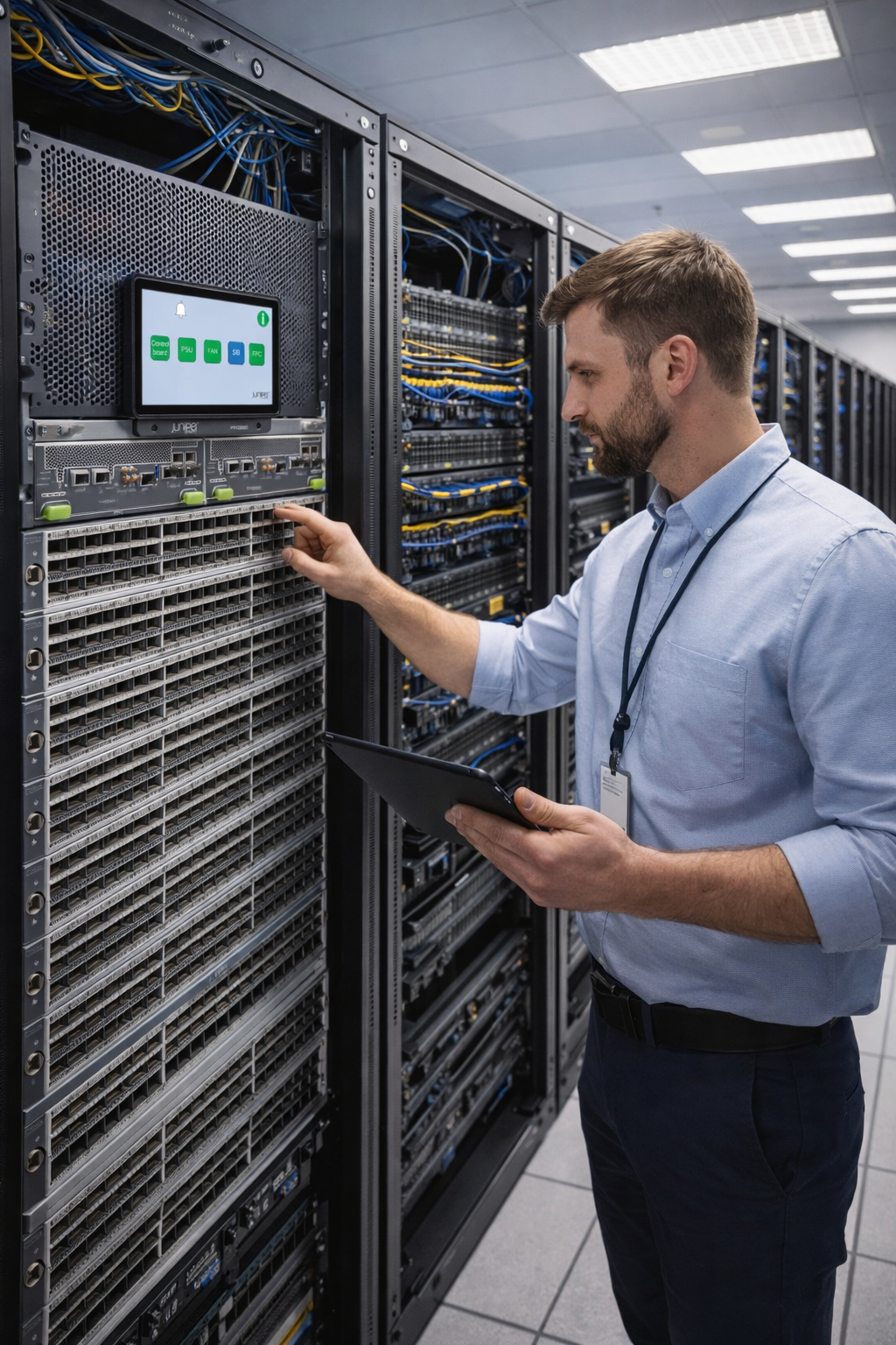 HPE Juniper PTX12008 router - data center