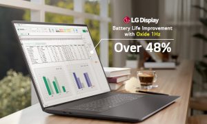 Laptopy będą działać dłużej. LG Display rusza z produkcją paneli o zmiennej częstotliwości odświeżania od 1 do 120 Hz