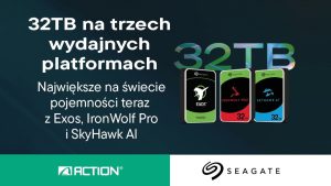 Więcej danych, mniej kompromisów. Dyski Seagate 32 TB w Action