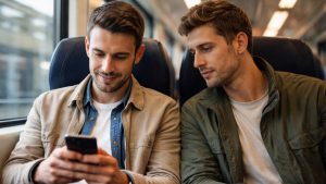 Cudze oczy na Twoim smartfonie: Nowe dane ujawniają skalę podglądactwa w komunikacji miejskiej