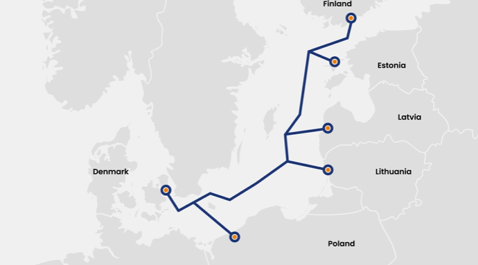 Nowy kabel podmorski Amber Cable połączy sześć nadbałtyckich państw