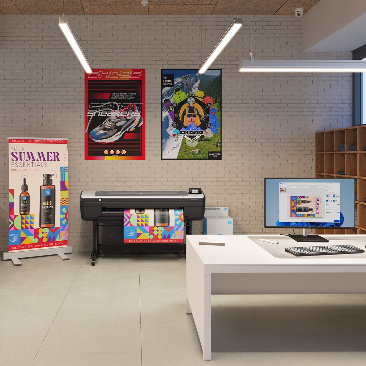 HP dzięki nowej serii drukarek DesignJet i rozbudowanym możliwościom HP PrintOS Production Hub wyznacza kolejny krok w ewolucji swojego portfolio drukarek wielkoformatowych