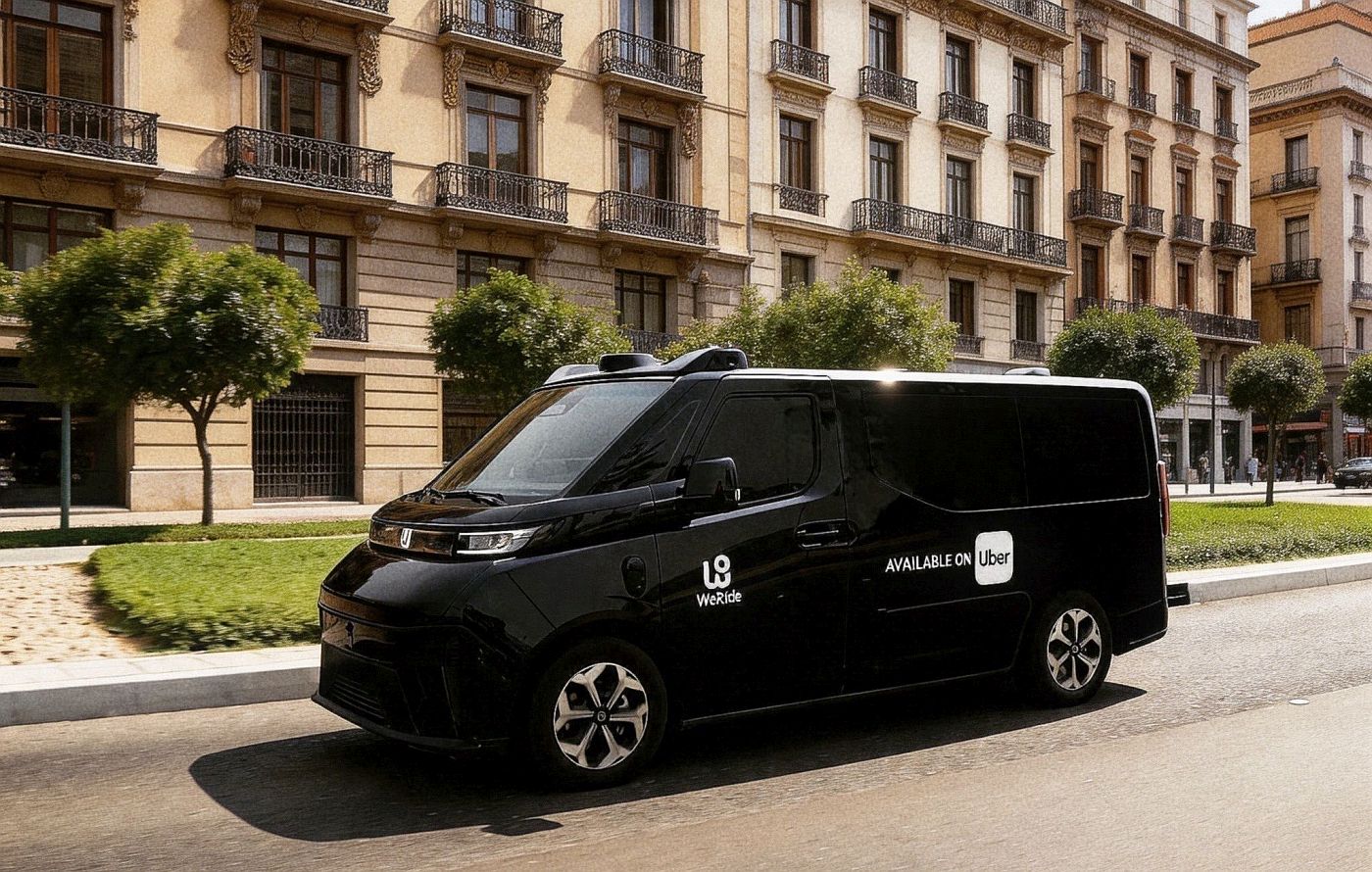 Robotaksówki Ubera i WeRide zadebiutują w Europie