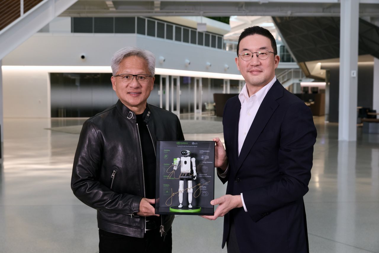LG we współpracy z NVIDIĄ zapowiada roboty humanoidalne, inteligentne fabryki i systemy mobilności