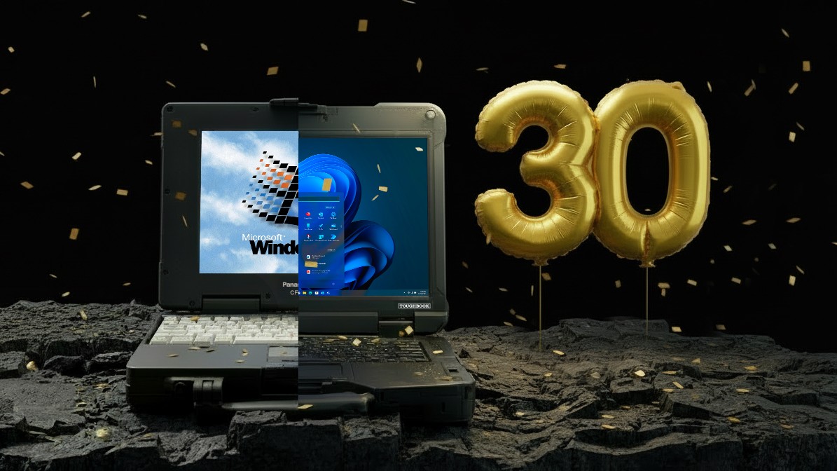 Panasonic TOUGHBOOK świętuje 30 lat innowacji na pierwszej linii dla zespołów mobilnych