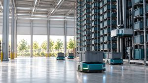 Roboty pomagają ciąć emisje. Zautomatyzowany magazyn może emitować o 25% mniej CO₂